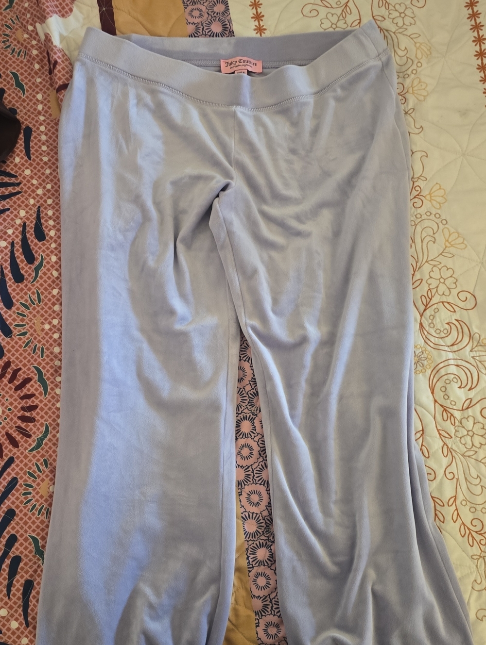 Juicy Couture Lavender Velour Track Pants